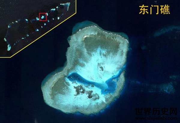 中国南海填海造岛进展：东门礁扩大近200倍